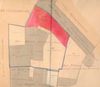 Lageplan für das geplante neue Nebengebäude,  1928 (StadtA SHA 27/0015)