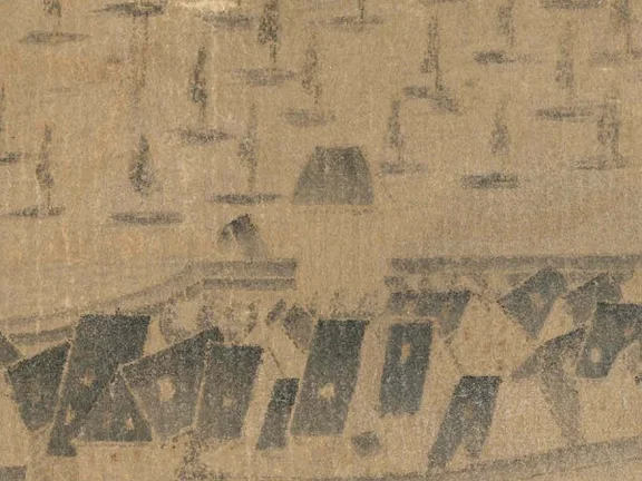 Ausschnitt aus der Stadtansicht von Johann Conrad Körner von 1755 (StadtA SHA S10/0791)