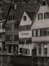 Ausschnitt aus einer undatierten Ansichtskarte, 1920er bis 1930er Jahre (StadtA Schwäb. Hall PK 04521)