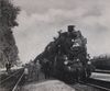 Sonderzug der NS-Organisation „Kraft durch Freude“ im Schwäbisch Haller Bahnhof. Aus einem Werbeprospekt von 1938 (StadtA Schwäb. Hall 42/0361)