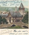 Kolorierte Postkarte um 1900 (StadtA Schwäb. Hall PK 02011)