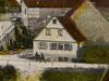 Ausschnitt aus einer 1913 gelaufenen, farbigen Ansichtskarte von Steinbach (StadtA Schwäb. Hall Seyboth PK 00562)