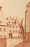 Nachzeichnung eines Gemäldes von J. M. Roscher nach 1735 (StadtA SHA 16/0156)