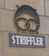 Schild der Bäckerei Striffler, August 2007. Foto: Dietmar Hencke (StadtA SHA Server Häuserlexikon)