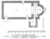 Grundriss der Johanneskirche von Dr. Eduard Krüger, Schwäbisch Hall. Aus: Die Kirche St. Johannes des Täufers zu Steinbach. Ihre Vergangenheit und ihre Instandsetzung, in: Der Haalquell 18 (1966), S.33-35, hier S. 33