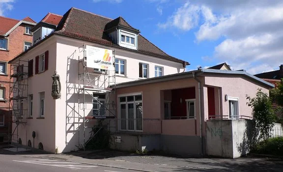 Südwestansicht, August 2007. Foto: Dietmar Hencke (StadtA SHA Server Häuserlexikon)