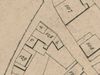 Ausschnitt aus dem Primärkataster  von 1827.  Das Haus hat die Nummer 128 (StadtA Schwäb. Hall S13/0842)