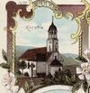 Auschnitt aus einer als Lithografie gedruckten Potpourri-Postkarte des Verlags von August Seyboth in Schwäbisch Hall, um 1900 (StadtA Schwäb. Hall Seyboth PK 00545)