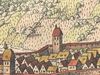 Ausschnitt aus der Stadtansicht von Matthäus Merian nach Leonhard Kern, 1643 (StadtA SHA S10/0508)