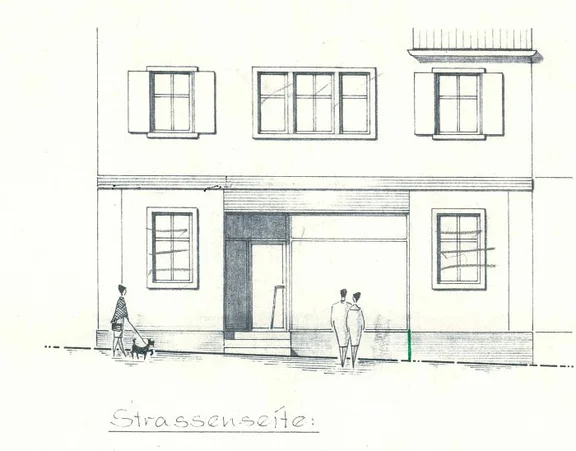 Umbau des Schaufensters, 1969 (Privatbesitz).