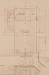 Nicht umgesetzter Entwurf des Stuttgarter Architekten Emil Weippert für ein „Betsaalgebäude“ der evangelischen Kirchengemeinde Steinbach von 1926 (Pfarrarchiv Ev. Kirchengemeinde Steinbach)