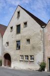 Südgiebel vor der Renovierung, August 2007. Foto: Dietmar Hencke (StadtA Schwäb. Hall DIG 6811)