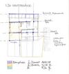 Baualtersplan für das 1. Dachgeschoss, 1998, Plan: Landesdenkmalamt Baden-Württemberg (Baurechtsamt Schwäb. Hall, Bauaken)