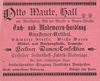 Anzeige der Tuch- und Modewarenhandlung Maute von 1901, aus: W. Burkhardt (Bearb.): Adreß- und Geschäfts-Handbuch der Oberamtsstadt Schwäbisch Hall, Schwäbisch Hall 1901, Inseratenanhang, S. 29 (StadtA Schwäb. Hall Bibl. 2947)