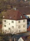 Das ehemalige Forsthaus aus Richtung Südwesten, Februar 2008. Foto: Daniel Stihler (StadtA Schwäb. Hall DIG  00414)