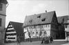Blick vom Säumarkt aus. Undat., um 1928-1934. Fotograf unbekannt (StadtA Schwäb. Hall DIG 05951, Original: Ivo Lavetti / www.nostalgus.de, alle Rechte vorbehalten)