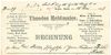 Briefkopf des im Haus ansässigen Geschäfts von Theodor Heldmaier, 1897 (StadtA Schwäb. Hall 61/1779)