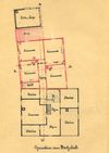Grundriss des Dachgeschosses für die Erweiterung des Hauses, 1900 (StadtA SHA 27/371)