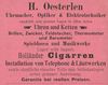 Anzeige von 1901 aus: W. Burkhardt (Bearb.): Adreß- und Geschäfts-Handbuch der Oberamtsstadt Schwäbisch Hall, Schwäbisch Hall 1901, Inseratenanhang, S. 28 (StadtA Schwäb. Hall Bibl. 2947)