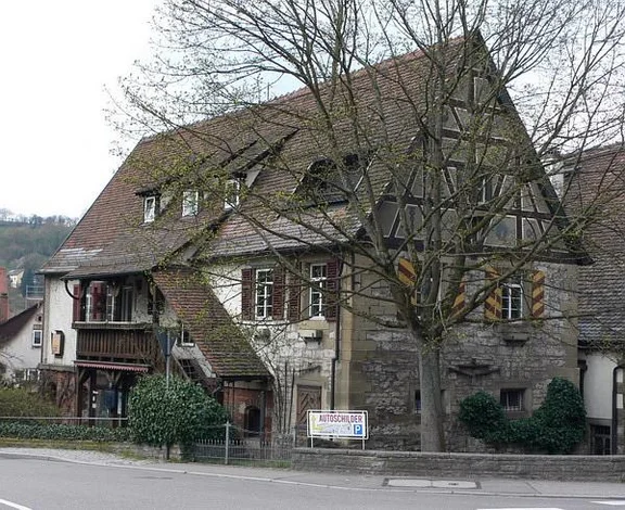 Südostansicht, Bild von 2007. Foto: Dietmar Hencke (StadtA SHA Server Häuserlexikon)