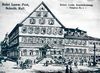 Das Hotel Lamm-Post Ende des 19. Jahrhunderts (StadtA Schwäb. Hall FS 05245)
