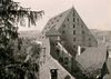 Aufnahme vermutlich vom Crailsheimer Tor aus, Ende der 1920er oder 1930er Jahre. Das an die Stadtmauer angebaute Haus Rosenbühl 13 existiert heute nicht mehr (StadtA Schwäb. Hall AL-0040)