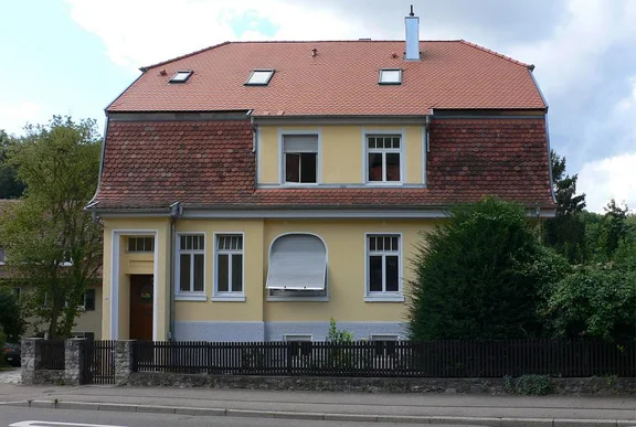 Ostansicht, August 2007. Foto: Dietmar Hencke (StadtA SHA Server Häuserlexikon)