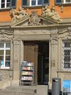 Wappengeschmücktes Portal, April 2017. Foto: Daniel Stihler (StadtA Schwäb. Hall DIG 09991)