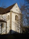 Südliches Querschiff der Kirche, Februar 2008. Foto: Daniel Stihler (StadtA Schwäb. Hall DIG  00417)