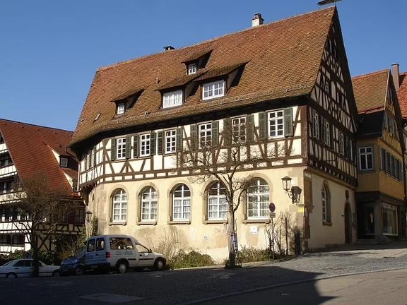 Das Haus vom Säumarkt aus gesehen, März 2007. Foto: Daniel Stihler (StadtA Schwäb. Hall DIG 00817)