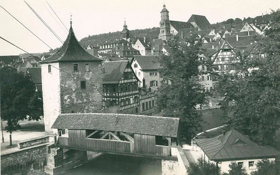 Postkarte, vermutlich 1930er Jahre ( StadtA Schwäb. Hall FS 54354)