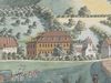 Ausschnitt aus einer Gouache von C. Gebriel mit Comburg und Steinbach zwischen 1809 und 1814 (StadtA Schwäb. Hall S10/811)