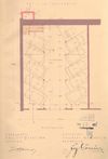 Plan eines "Parkdecks" - Einbau einer Garage durch Robert Ost, 1928 (StadtA SHA 27/0012)