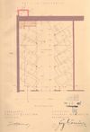 Plan eines "Parkdecks" - Einbau einer Garage durch Robert Ost, 1928 (StadtA SHA 27/0012)