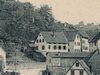 Ausschnitt aus einer 1899 gelaufenen Ansichtskarte von Steinbach (StadtA Schwäb. Hall Seyboth PK 00560)