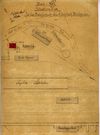 Plan eines Teils der Bahnhofsanlagen mit Drehscheibe und Lokomotivschuppen, erstellt für den Bau eines „Lumpenmagazins“ von August Seyboth, 1896  (StadtA Schwäb. Hall R71/0408)