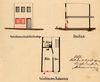 Skizzen zu Umbauten im Erdgeschoss aus den Bauakten, 1902 (StadtA Schwäb. Hall 27/465)