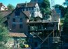 Nach dem Beginn der Sanierungsarbeiten, 1997. Foto: Eva Maria Kraiss (StadtA Schwäb. Hall D 21528)