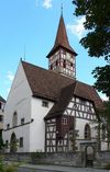 Westansicht, August 2007. Foto: Dietmar Hencke (StadtA Schwäb. Hall DIG 04796)