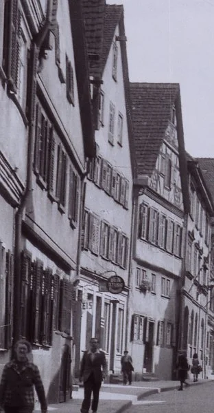 Bild um 1950. Foto: Adolf Schumacher (StadtA SHA FS 49777)