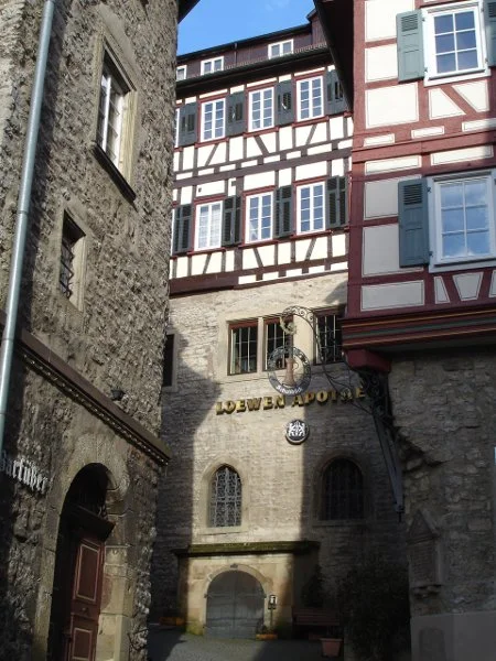 Seite zur Unteren Herrngasse bzw. zum Hafenmarkt, März 2007. Foto: Daniel Stihler (StadtA SHA DIG 00213)