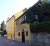 Die beiden Häuser, 2019. Foto: Albrecht Bedal (StadtA Schwäb. Hall DIG 11565)