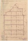 Querschnitt aus den Plänen für Umbauten, 1942 (StadtA Schwäb. Hall 27/0527)