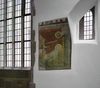 Rest eines gotischen Freskos mit der Marter des Hl. Erasmus an der Südwand. Foto: Jochen Stüber, Hamburg, alle Rechte vorbehalten