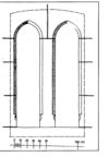 Plan des Biforiums. Zeichnung: Albrecht Bedal (StadtA Schwäb. Hall DIG 00089)