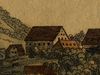Ausschnitt aus einer Ansicht von Comburg und Steinbach um 1825. Altkolorierter Stich von Eberhard Emminger bei G. Ebner, Stuttgart (StadtA Schwäb. Hall S10/2305)