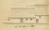 Skizze zu Umbauten an der Fassade, 1864 (StadtA Schwäb. Hall 27/0333)