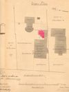 Lageplan zu rückseitigen Anbauten, 1905. Die "Trinkhalle" von 1905 ist mittlerweile teils abgebrochen, teils in eine "Remise" (Schuppen) umgewandelt (Baurechtsamt SHA, Bauakten Langer Graben 13 und 13/1)