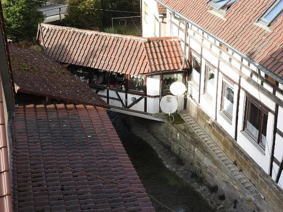 Anbau auf der Rückseite, Aufnahme von 2016. Foto: Günter Albrecht (StadtA Schwäb. Hall DIG 7294)