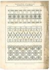Fragment eines Produktkatalogs der Firma Waelde, Kade & Erath von 1870: „Blatt VII“ zeigt gusseiserne Geländer (StadtA Schwäb. Hall R116/7)